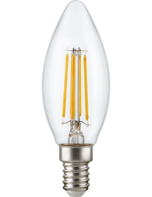 SPL LED E14 Fila Candle C35x100 230V 470Lm 4.7W 927 AC Clear Dim