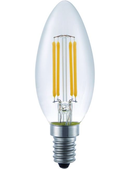 SPL LED E14 Fila Candle C35x95 230V 350Lm 4W 922 AC Clear Dim