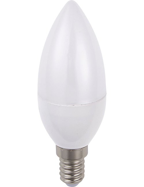 SPL LED E14 Candle C37x100 100-240V 270Lm 3W 830 220° AC/DC Opal Non-Dim