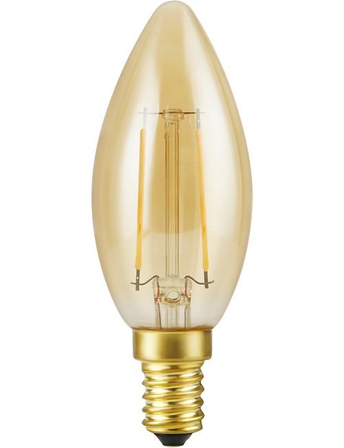 SPL LED E14 Fila Candle C35x100 230V 250Lm 2.9W 922 AC Gold Dim