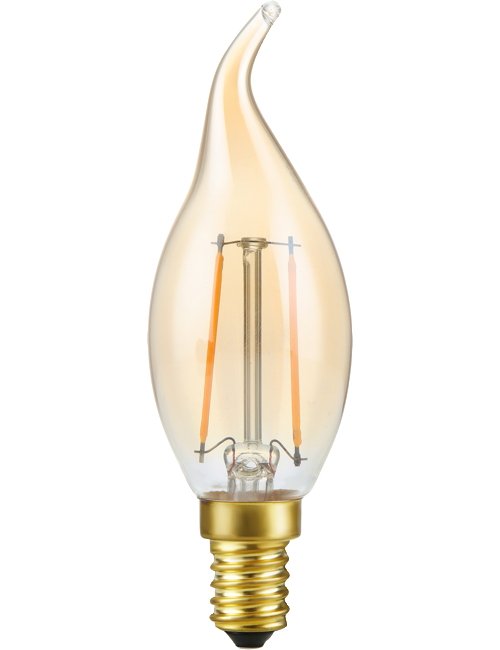 SPL LED E14 Fila Tip Candle C35x110 230V 250Lm 2.9W 922 AC Gold Dim