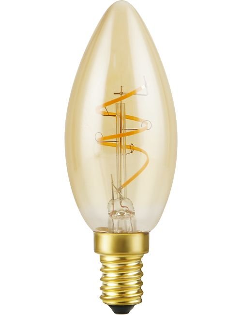 SPL LED E14 Slim Flex Fila Candle C35x98 250Lm 2.9W 922 AC Gold Dim