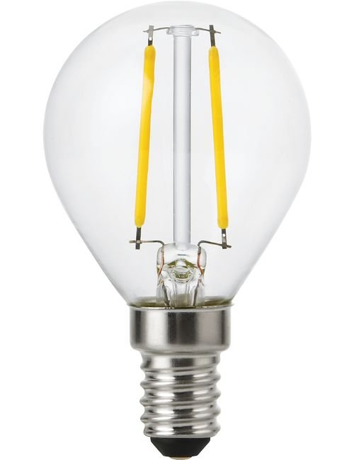 SPL LED E14 Fila Ball G45x75 230V 160Lm 2W 927 AC Clear Dim