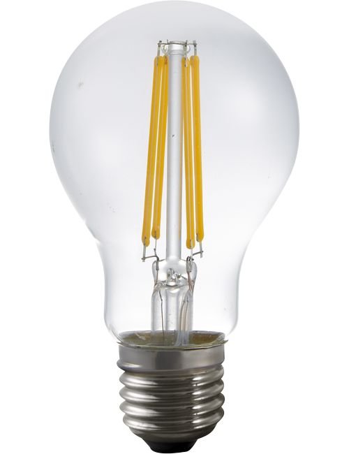 SPL LED E27 Fila GLS A60x106 230V 810Lm 7W 827 AC Clear Light Sensor