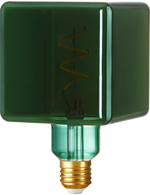 SPL LED E27 Flex Ice Cube C95x155 230V 30Lm 4W 927 AC Metallic Green Dim