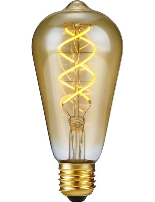 SPL LED E27 Fila Flex DH Rustika ST64x140 230V 320Lm 5W 920 AC Gold Dim