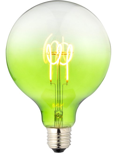 SPL LED E27 Fila Flex TR Globe G125x180 230V 140Lm 4W AC Green Dim