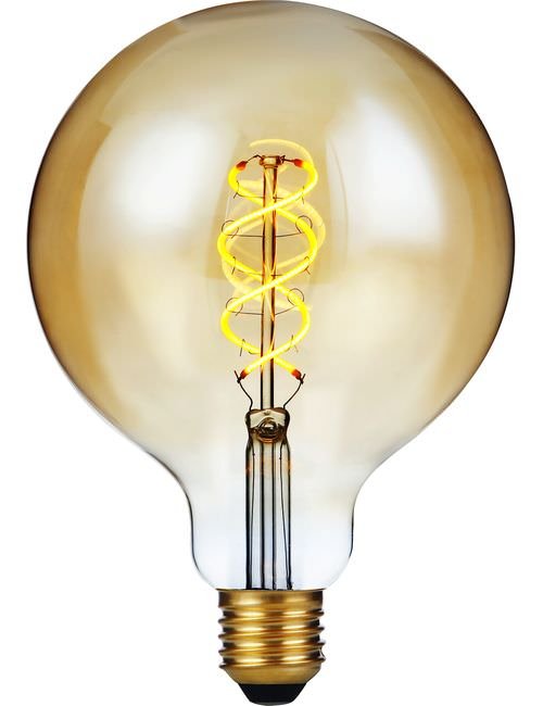 SPL LED E27 Fila Flex DH Globe G125x180 230V 300Lm 5W 920 AC Gold Dim
