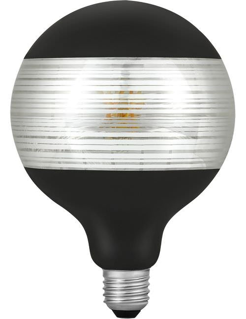 SPL LED E27 Fila Laser Line G125x180 230V 120Lm 4W 925 AC Black Dim
