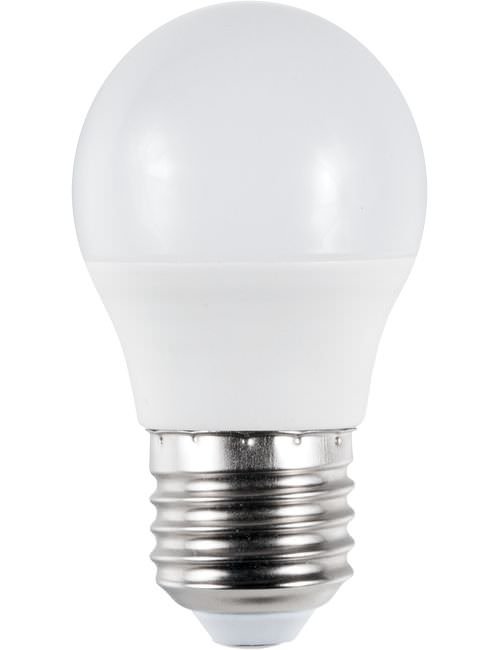 SPL LED E27 Ball G45x80 100-240V 320Lm 3W 830 160° AC/DC Opal Non-Dim