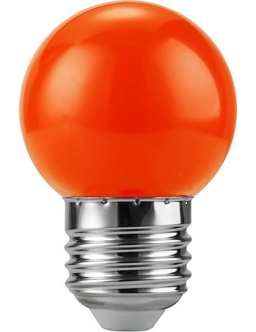 SPL LED E27 Ball G45x68 230V 1W 320° AC Red Non-Dim
