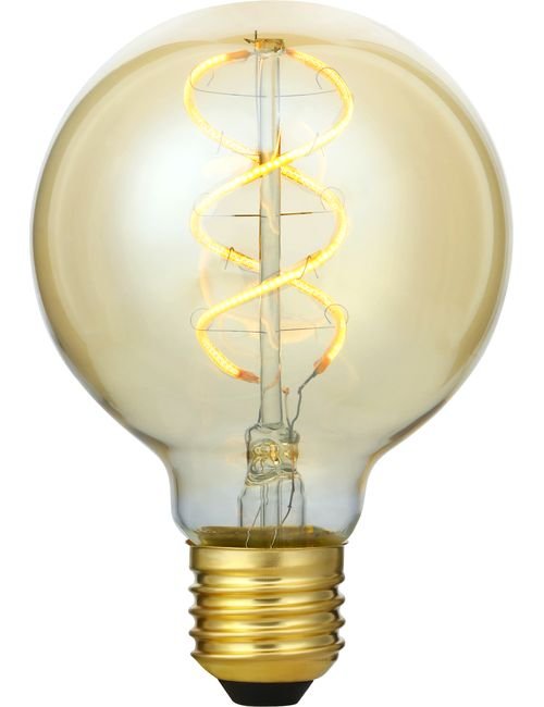 SPL LED E27 Fila Flex DH Globe G80x120 460Lm 5W 822 AC Gold 3step-Dim