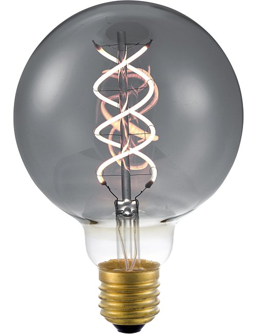 SPL LED E27 Fila Flex DH Globe G95x135 230V 120Lm 5W 822 AC Smoke Dim