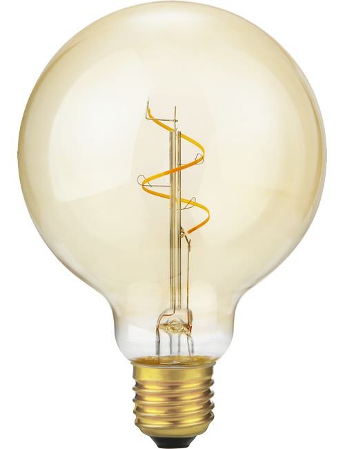 SPL LED E27 Slim Flex Fila Globe G95x135 250Lm 2.9W 922 AC Gold Dim