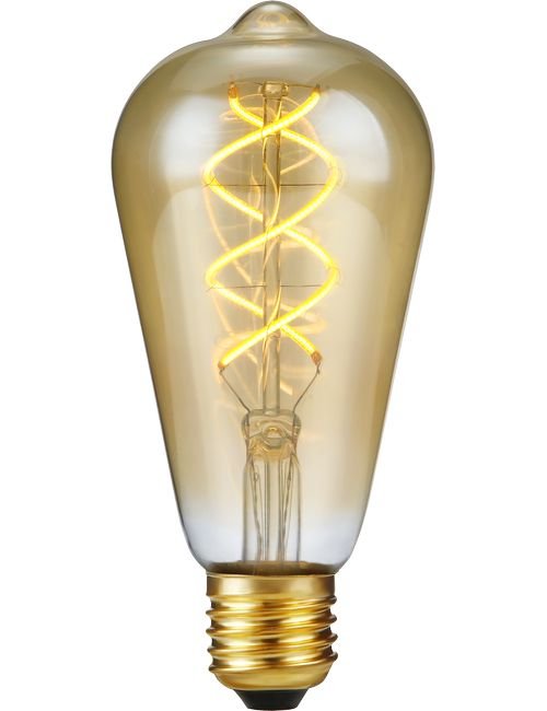 SPL LED E27 Fila Flex DH Rustika ST64x140 460Lm 5W 822 AC Gold 3step-Dim