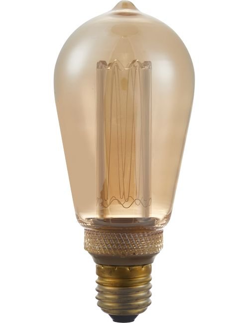 SPL LED E27 Vintage Rustika ST64x145 230V 100Lm 3.5W 818 AC Gold Dim