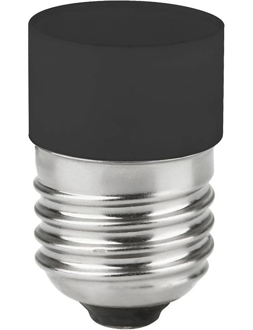 SPL LED E27 Tube T28x45 230V 150Lm 3.4W 927 AC Black No Side Glow Dim