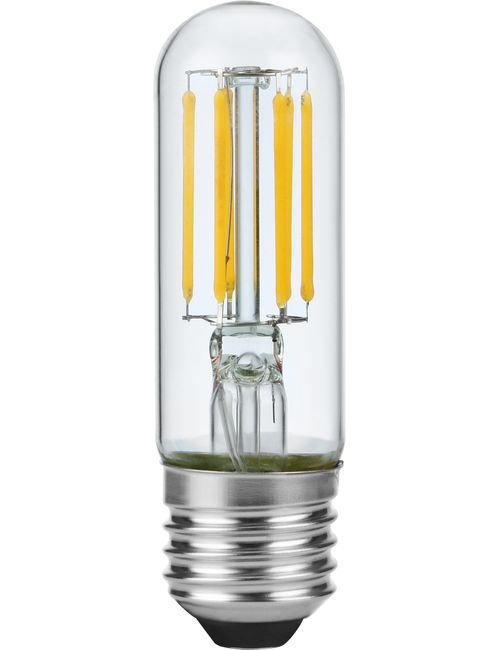 SPL LED E27 Fila Tube T30x95 230V 640Lm 5W 827 AC Clear Dim