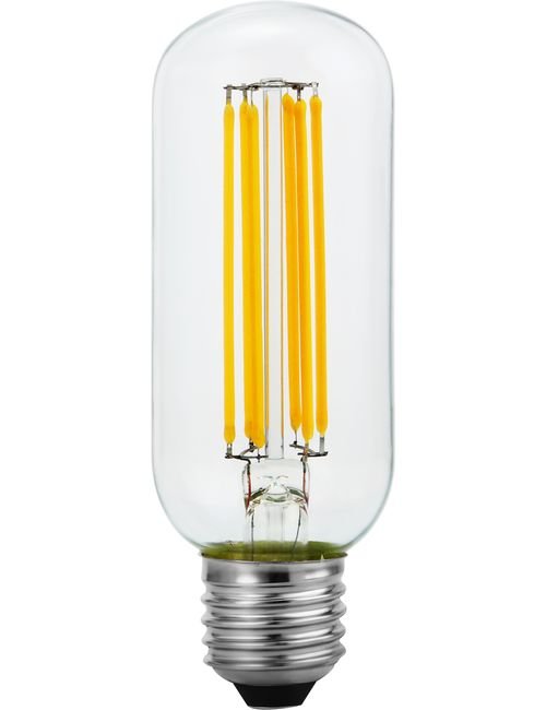 SPL LED E27 Fila Tube T45x130 230V 600Lm 6.5W 925 AC Clear Dim