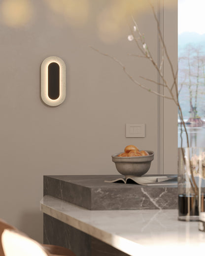 Maxlight W0393 Wandlamp Travertino Ovaal 10W