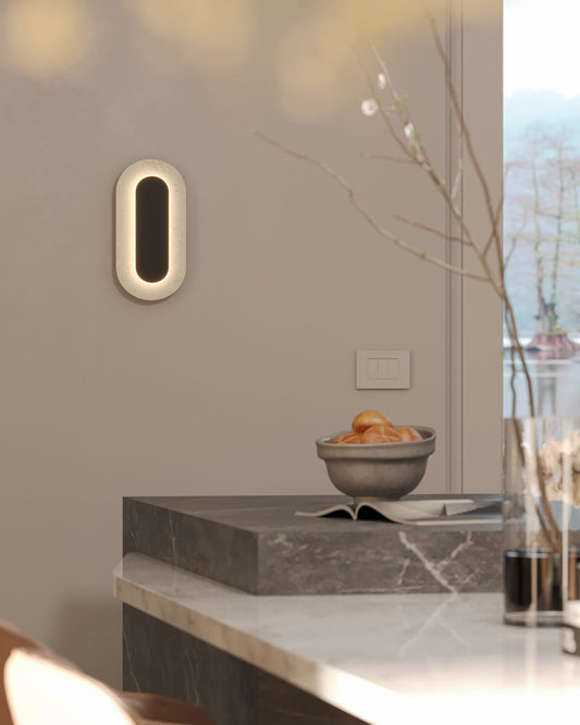 Maxlight W0393 Wandlamp Travertino Ovaal 10W