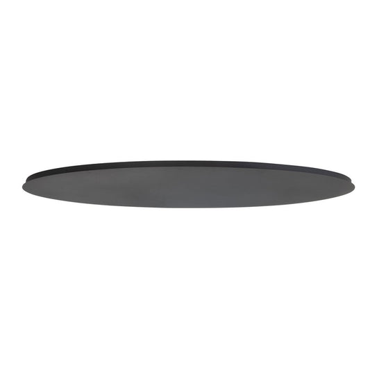 Highlight Plafondplaat Zwart Ovaal zonder gaten 160 x 55cm
