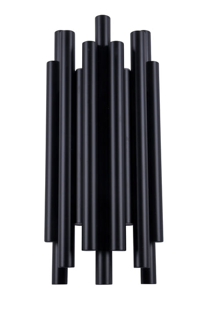 Maxlight W0286D Wandlamp Organic Zwart Dimbaar