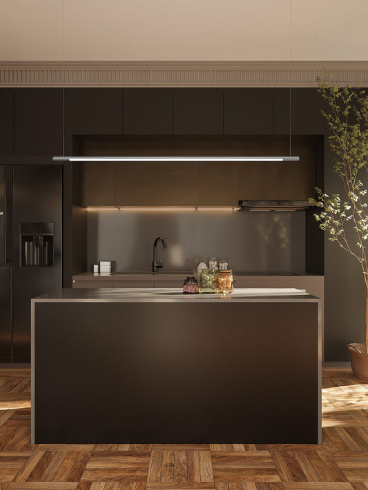 Maxlight P0359D Hanglamp Organic Horizon 150Cm Chroom Dimbaar