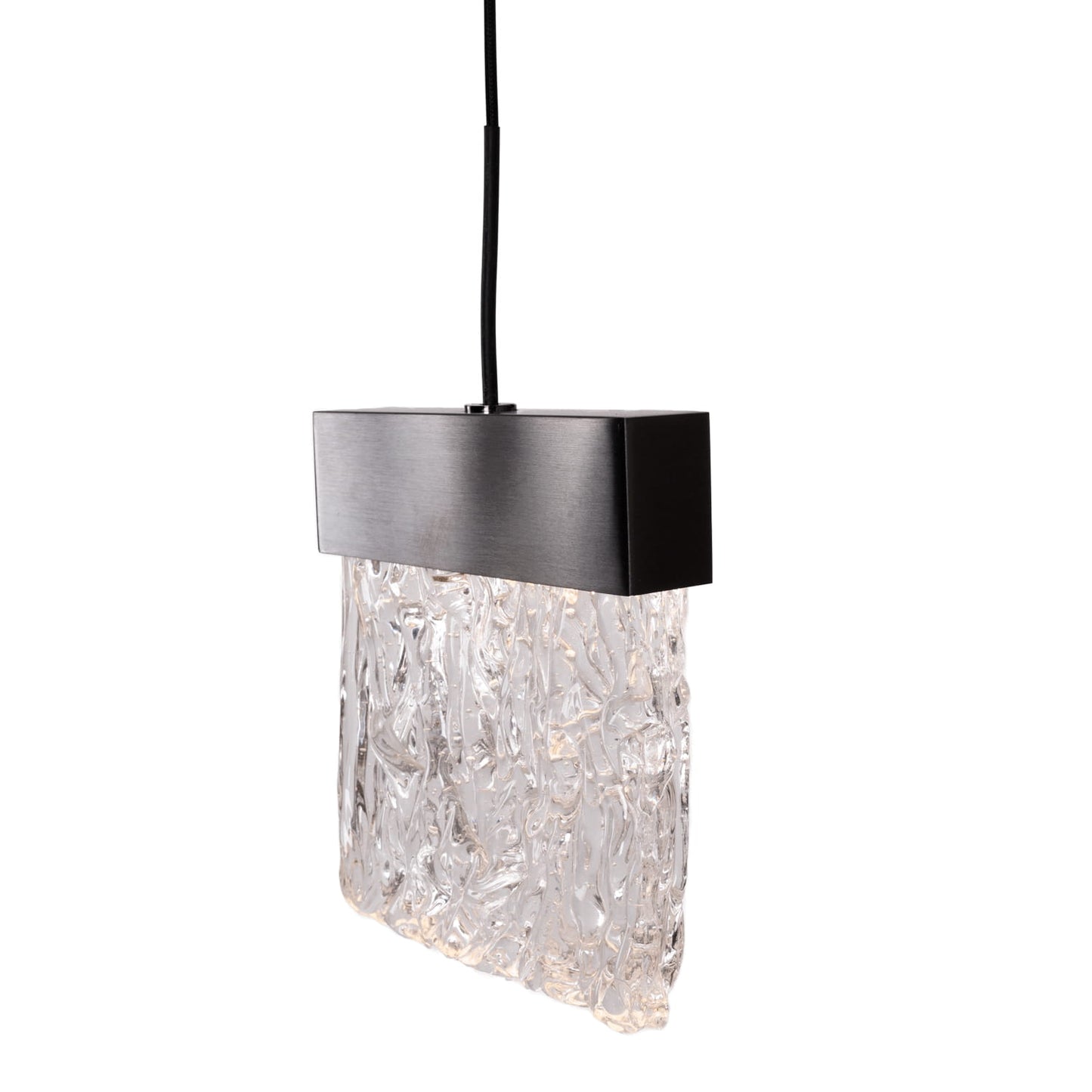 Maxlight P0574D Hanglamp Vetro Geborsteld Zwart