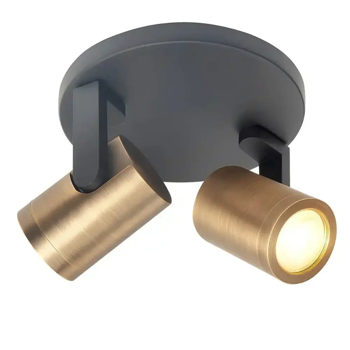 Highlight Opbouwspot Halo Brons Rond 2L
