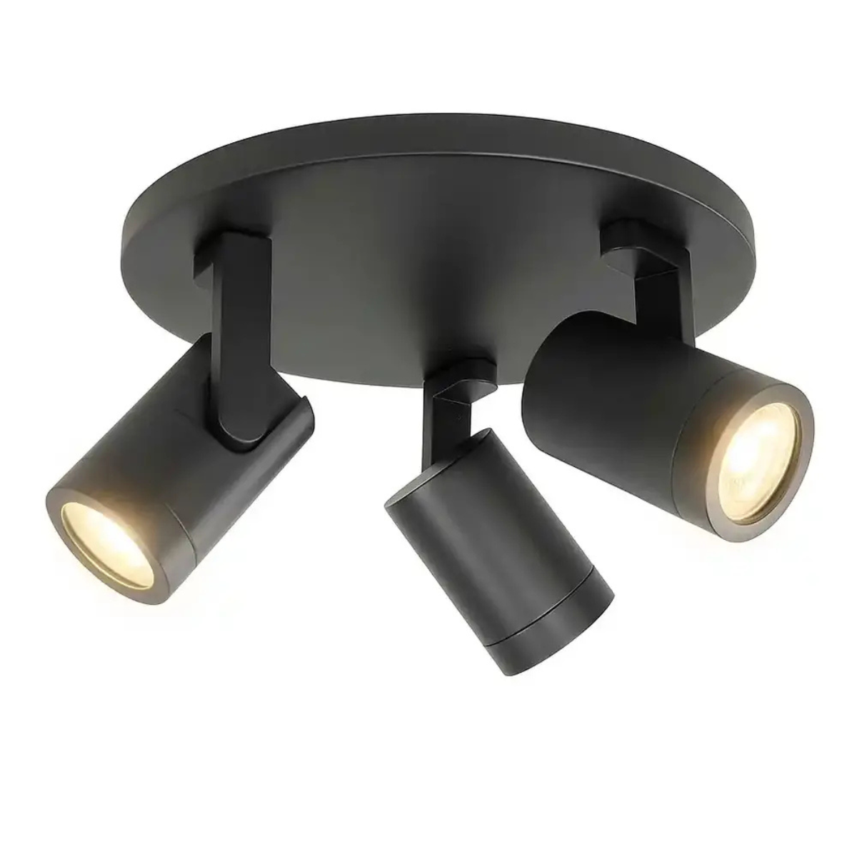 Highlight Opbouwspot Halo Zwart Rond 3L
