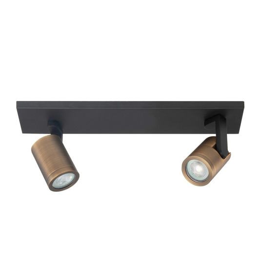 Highlight Opbouwspot Halo Brons Recht 2L