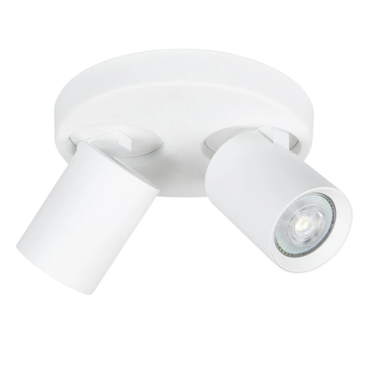 Highlight Opbouwspot Oliver Wit Rond 2L