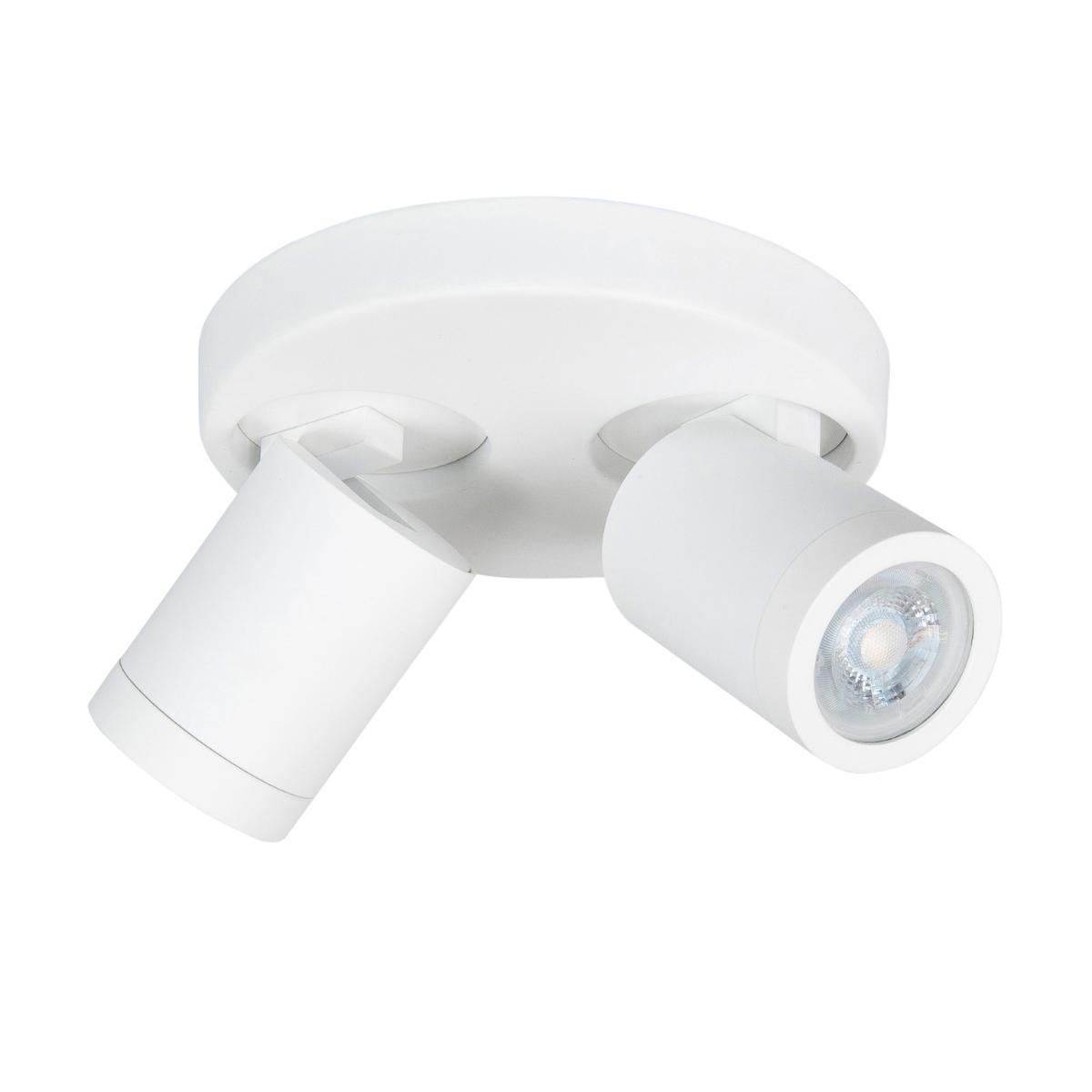 Highlight Opbouwspot IP44 Oliver Wit Rond 2L
