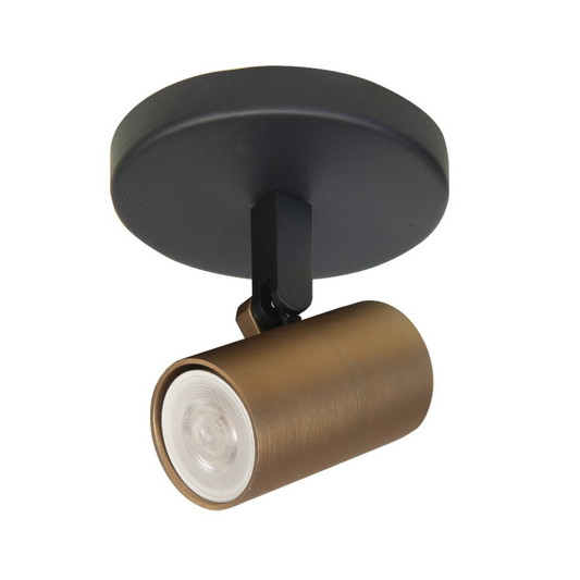 Highlight Opbouwspot Piccolo Zwart/Goud 1L
