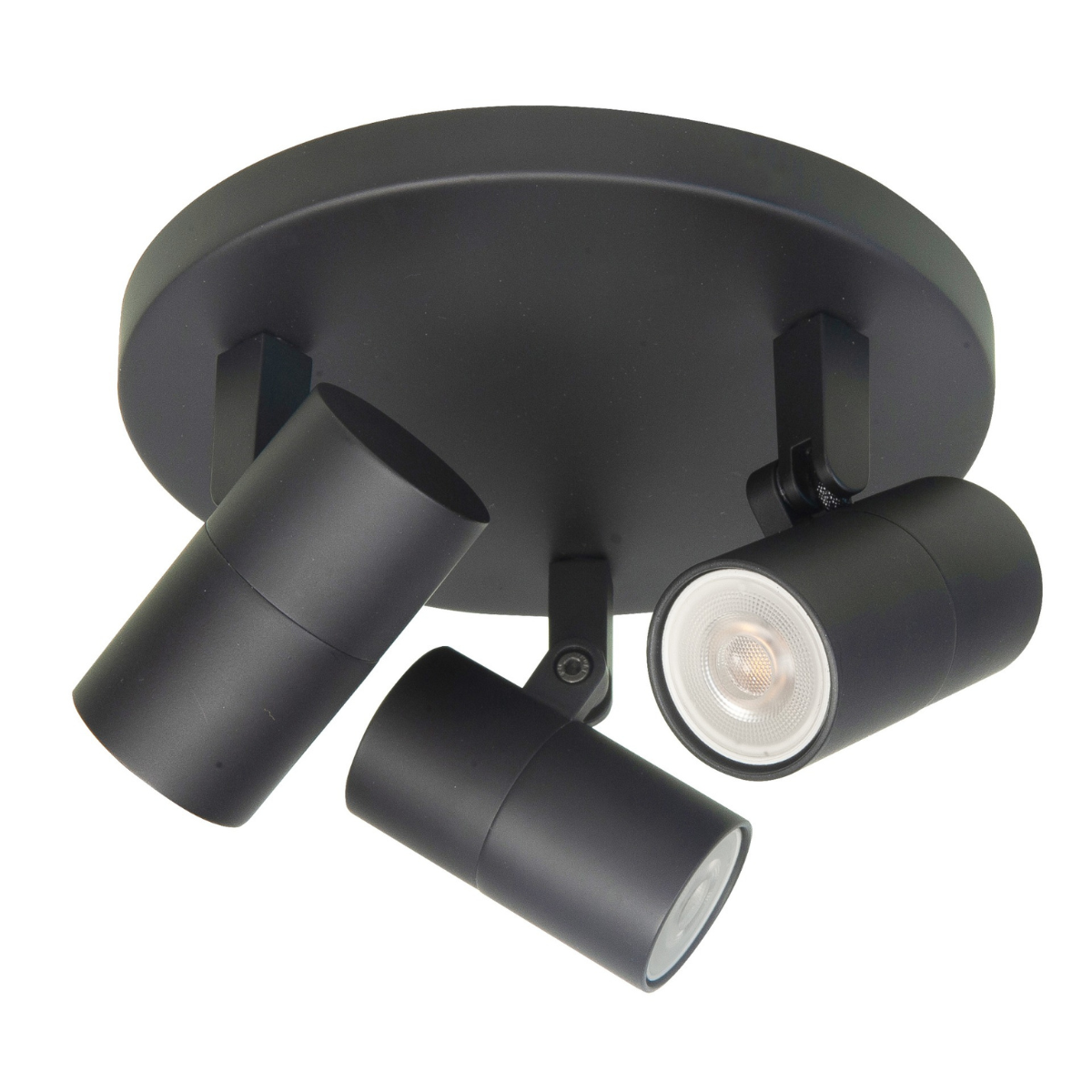 Highlight Opbouwspot Piccolo Zwart Rond 3L