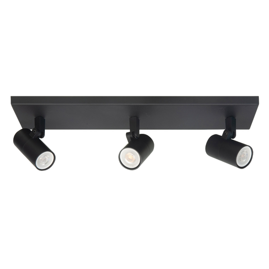 Highlight Opbouwspot Piccolo Zwart Recht 3L