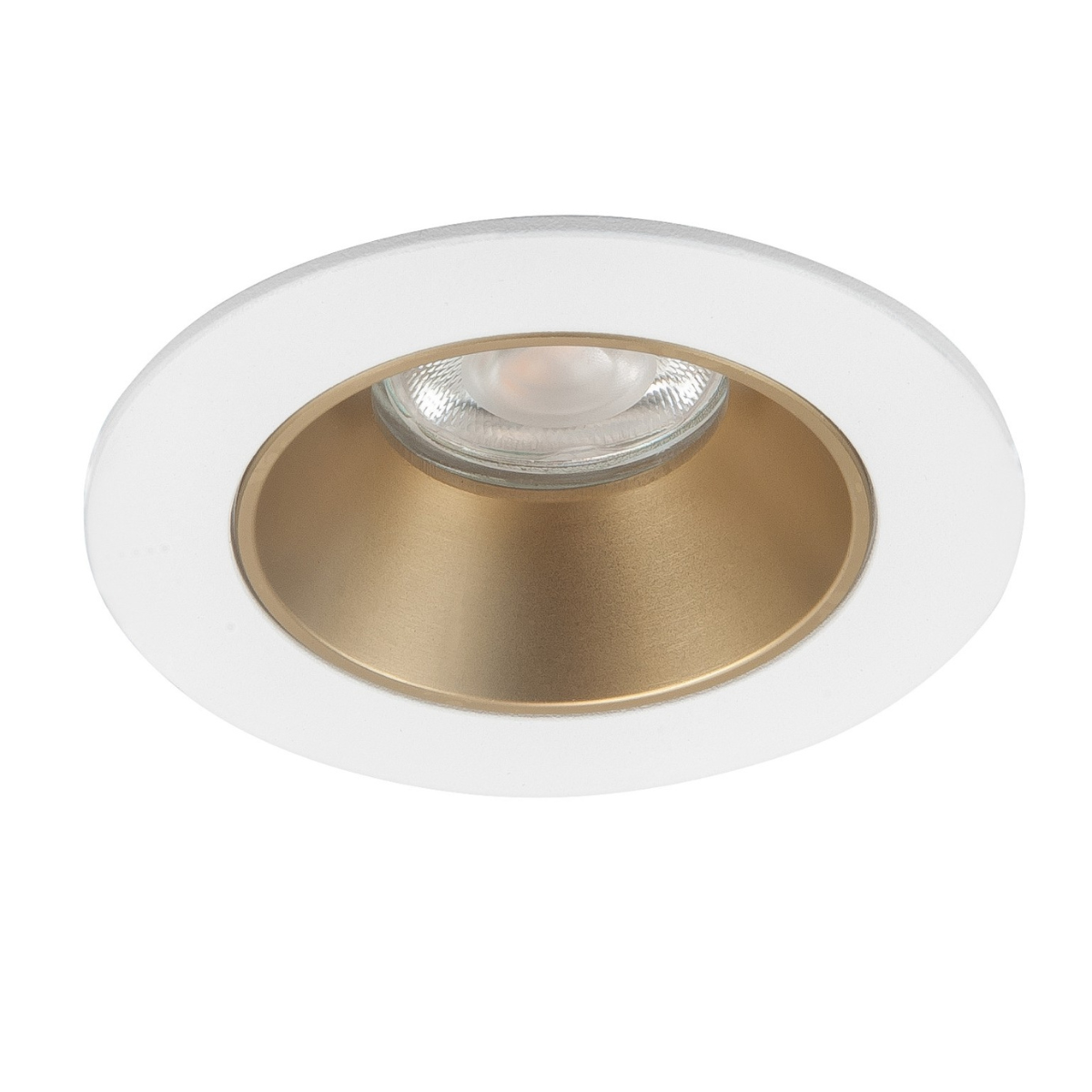 Highlight Inbouwspot Wit/Goud S