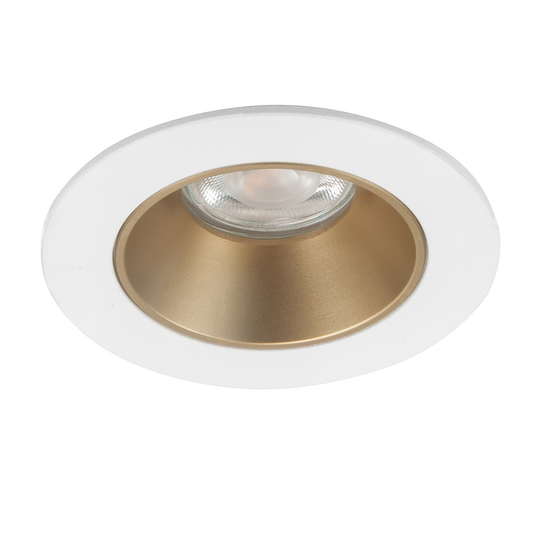 Highlight Inbouwspot Wit/Goud S