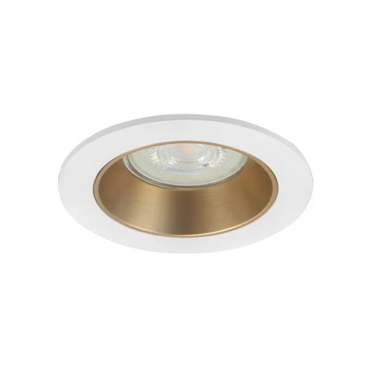 Highlight Inbouwspot Wit/Goud L