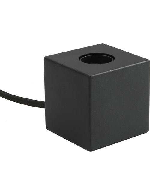 SPL Table Lamp Cube 85mm E27 Satin Black