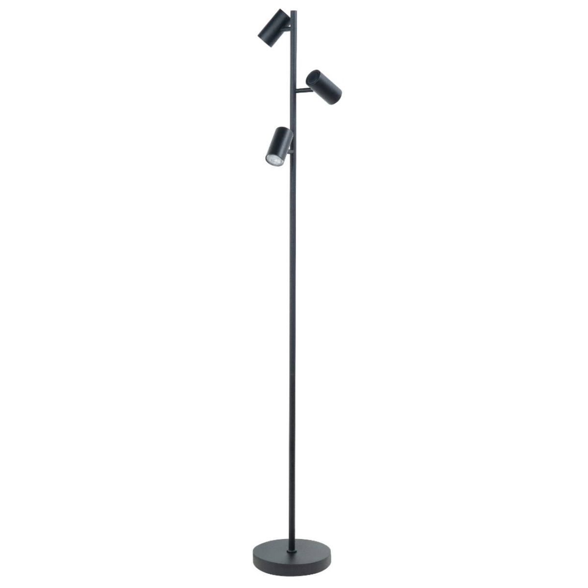 Highlight Vloerlamp Burgos Zwart 3L