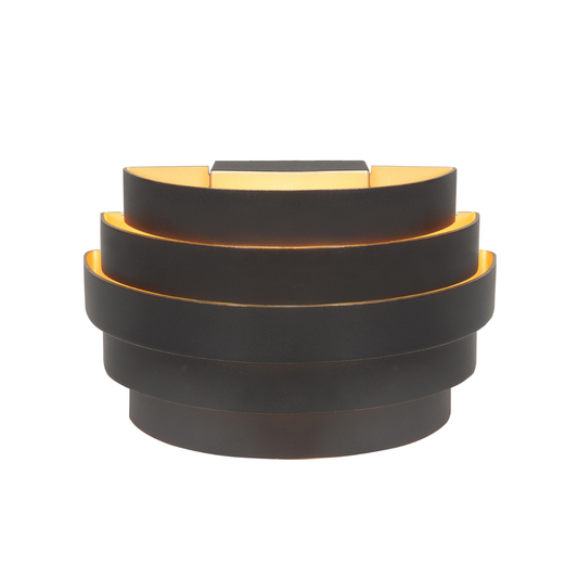 Highlight Wandlamp Scudo Zwart S