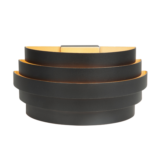 Highlight Wandlamp Scudo Zwart L
