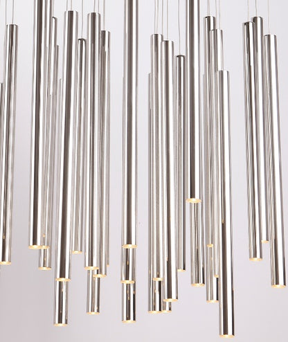 Maxlight P0175D Hanglamp Organic 33X1 Chroom Dimbaar